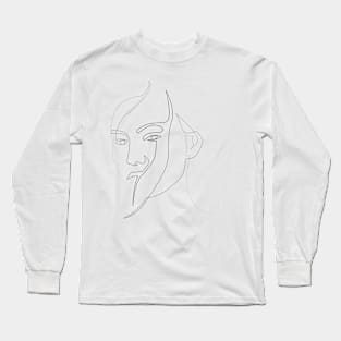 close up portrait Long Sleeve T-Shirt